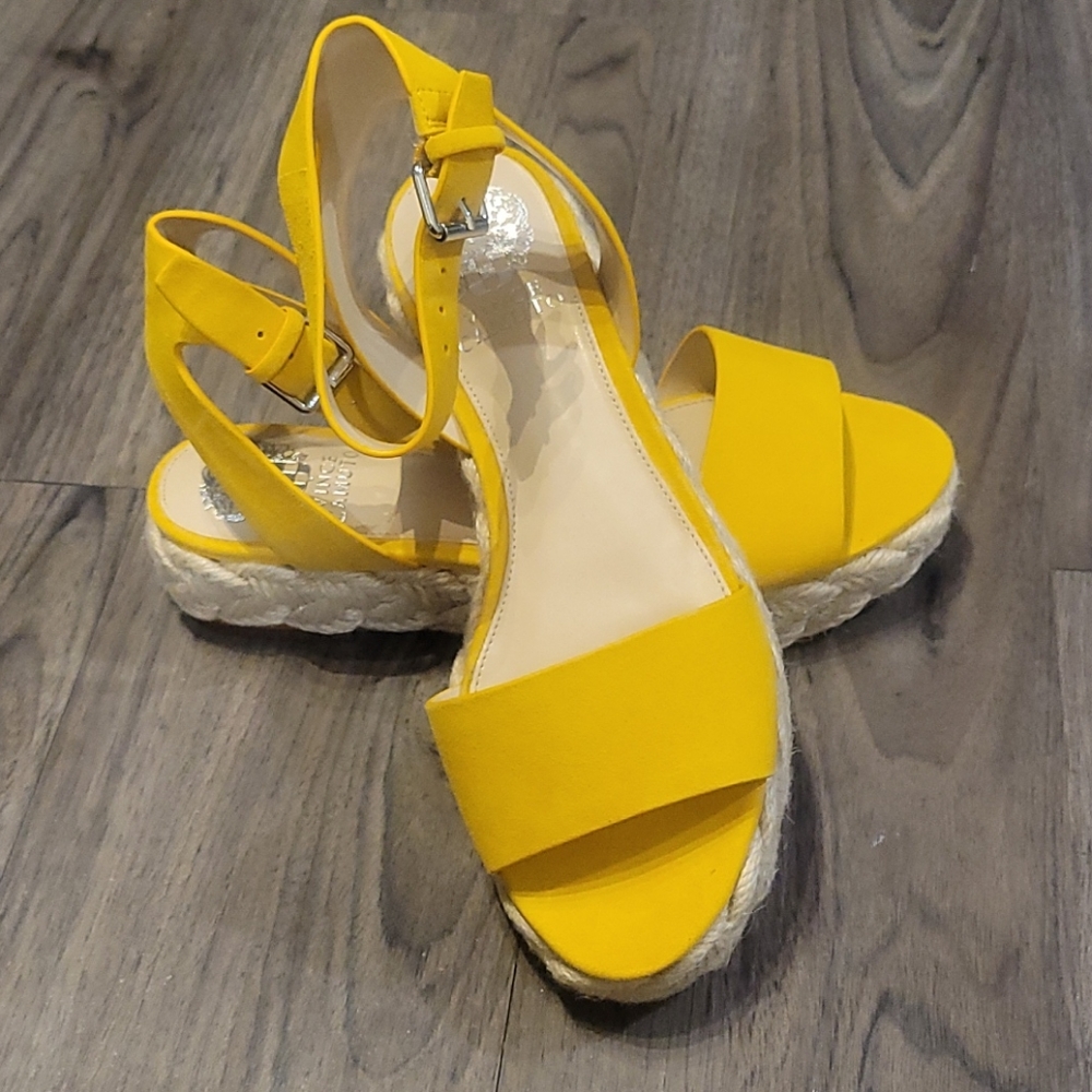 Vince Camuto Yellow Espadrilles